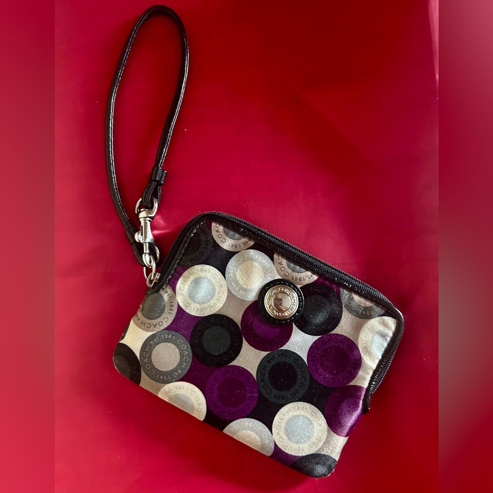 Coach Sateen   Wristlet